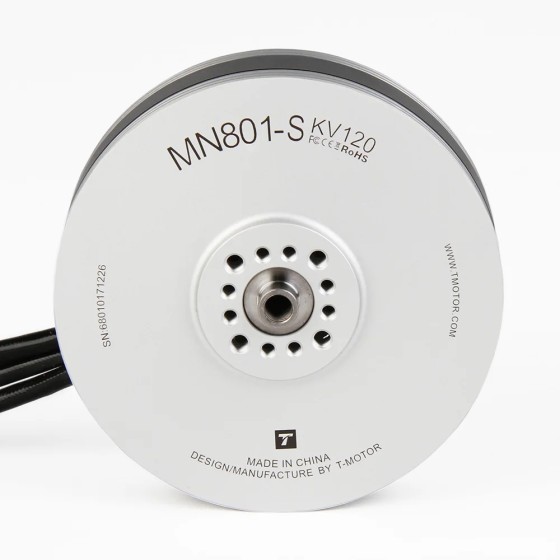T-motor MN801S KV120 36N40P Motor 8320 Brushless Motor 100KV for Plant Protection Drone Quadcopter